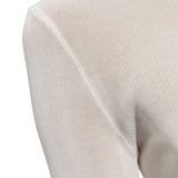Maglia a coste a collo alto in bianco Self-portrait - donna 