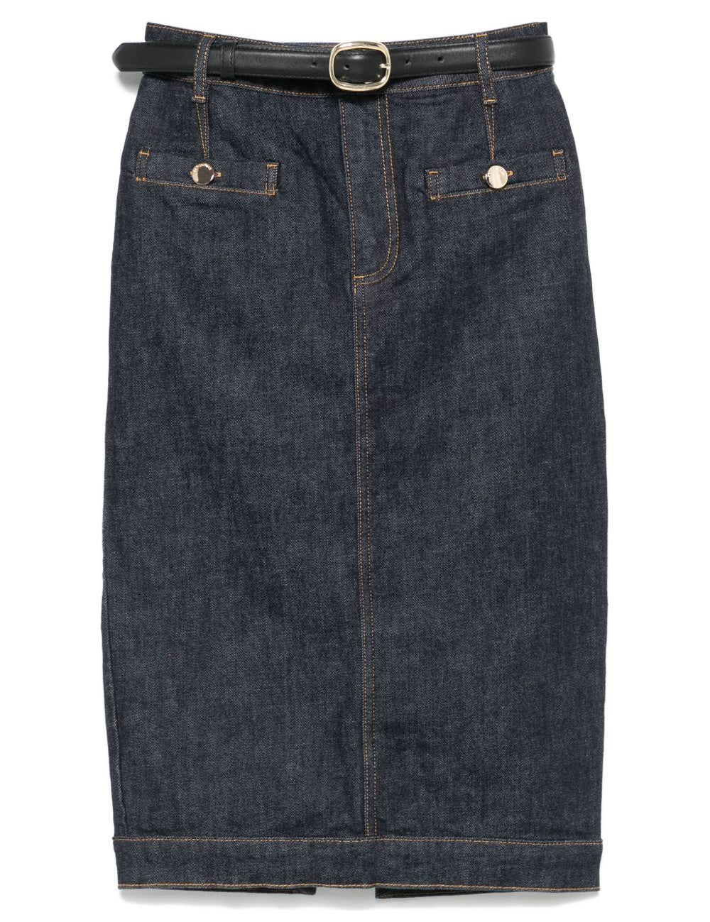 Gonna in denim blu Self-Portrait - donna 