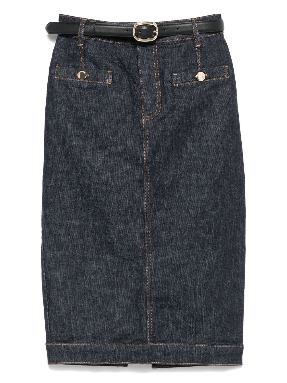 Gonna in denim blu Self-Portrait - donna 