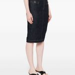 Gonna in denim blu Self-Portrait - donna 