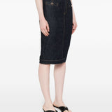 Gonna in denim blu Self-Portrait - donna 