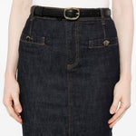 Gonna in denim blu Self-Portrait - donna 