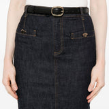 Gonna in denim blu Self-Portrait - donna 