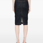 Gonna in denim blu Self-Portrait - donna 