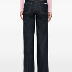 Jeans dritti con 5 tasche in blu Self-portrait - donna 