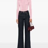 Jeans dritti con 5 tasche in blu Self-portrait - donna 