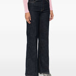 Jeans dritti con 5 tasche in blu Self-portrait - donna 