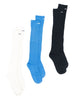 Confezione da tre calzini in misto cotone ricamati multicolore Shushu/Tong - unisex
