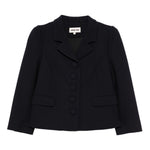 Blazer in lana blu scuro SHUSHU/TONG - donna 