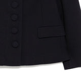 Blazer in lana blu scuro SHUSHU/TONG - donna 