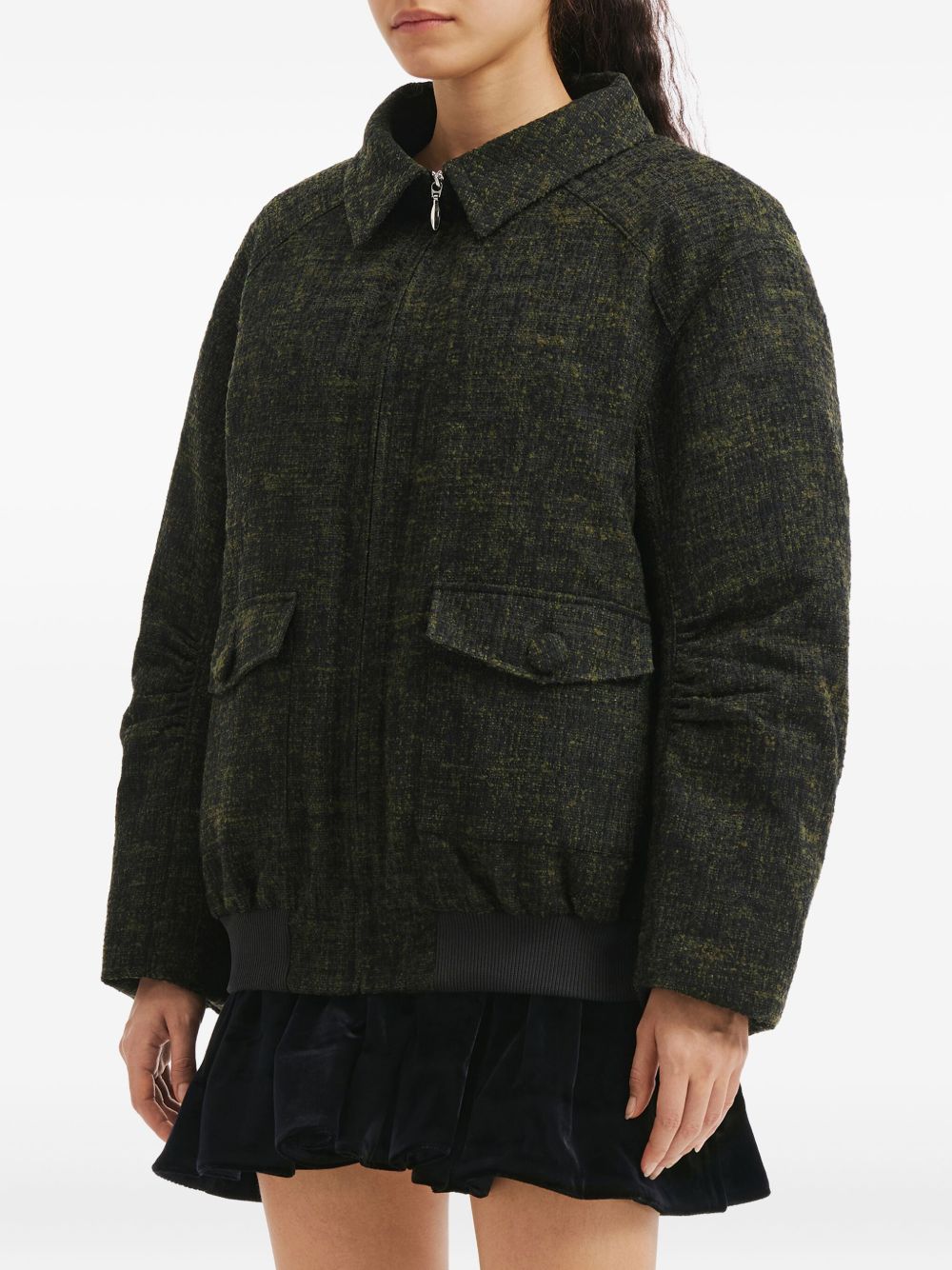 Giacca con tasche e bottoni in verde/grigio Shushu/tong - donna 