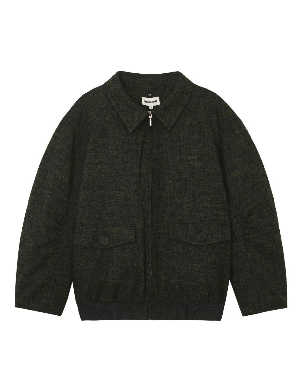 Giacca con tasche e bottoni in verde/grigio Shushu/tong - donna 