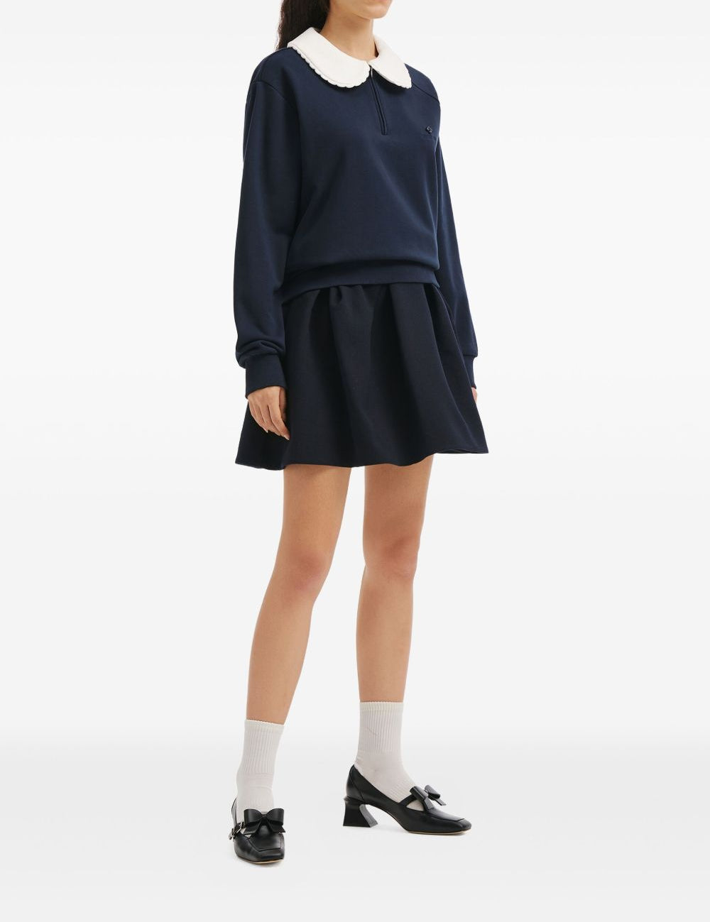 Minigonna a pieghe in blu Shushu/tong - donna 