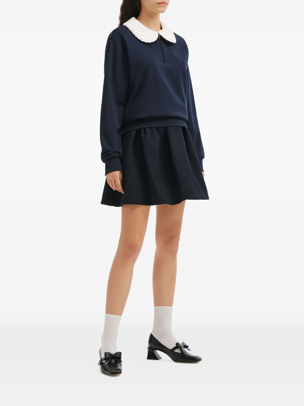 Minigonna a pieghe in blu Shushu/tong - donna 