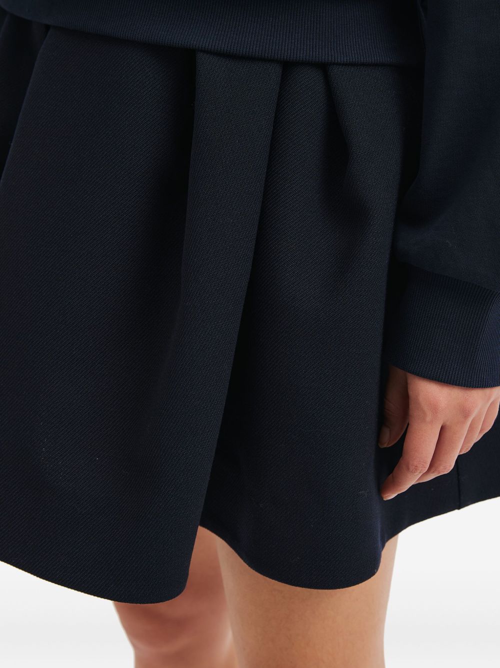 Minigonna a pieghe in blu Shushu/tong - donna 
