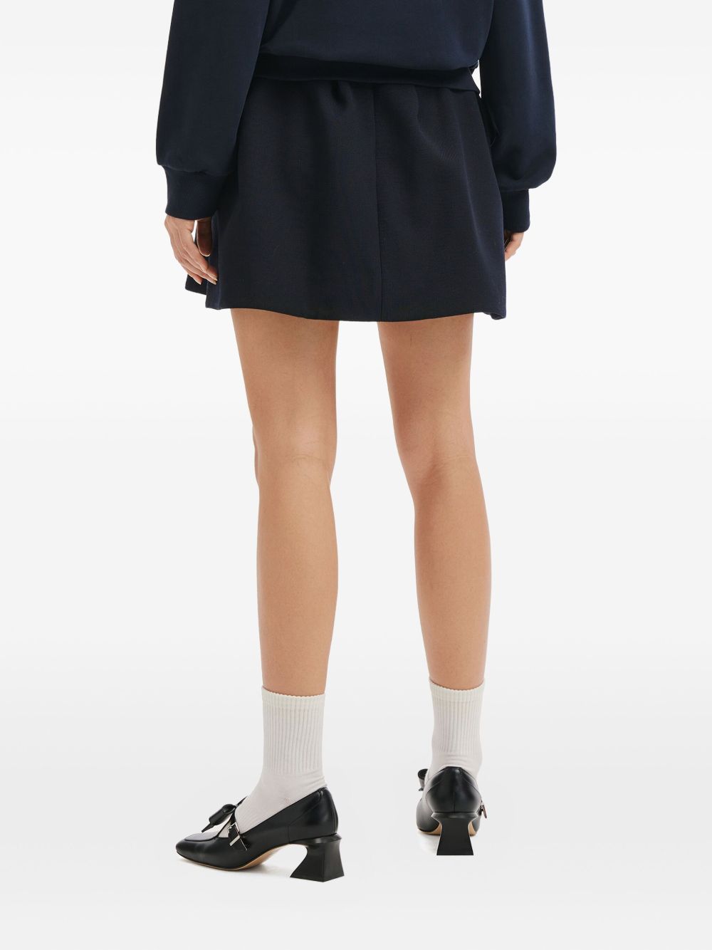 Minigonna a pieghe in blu Shushu/tong - donna 