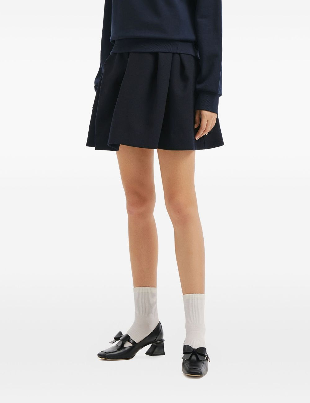 Minigonna a pieghe in blu Shushu/tong - donna 