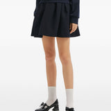 Minigonna a pieghe in blu Shushu/tong - donna 