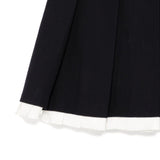 Gonna a pieghe in blu scuro SHUSHU/TONG - donna 