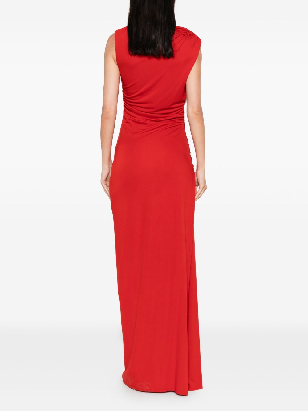 Abito maxi con spacco blaine in rosso Simkhai - donna 
