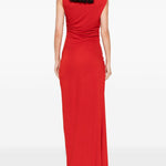 Abito maxi con spacco blaine in rosso Simkhai - donna 