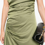 Abito Burke midi in verde oliva Simkhai - donna 