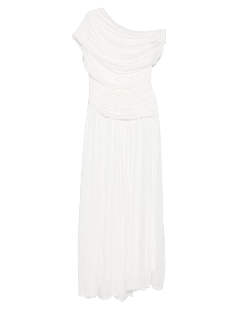 Abito monospalla drappeggiato in bianco Simkhai - donna 