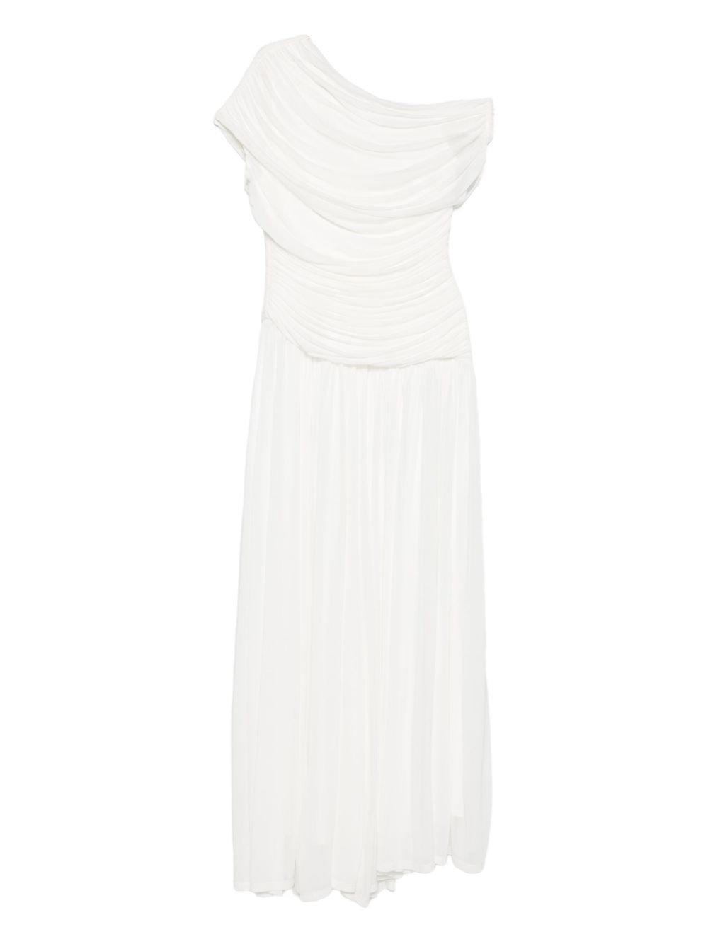 Abito monospalla drappeggiato in bianco Simkhai - donna 