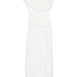 Abito monospalla drappeggiato in bianco Simkhai - donna 