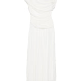 Abito monospalla drappeggiato in bianco Simkhai - donna 