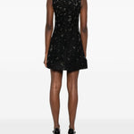 Miniabito con perline evelina in nero Simkhai - donna 
