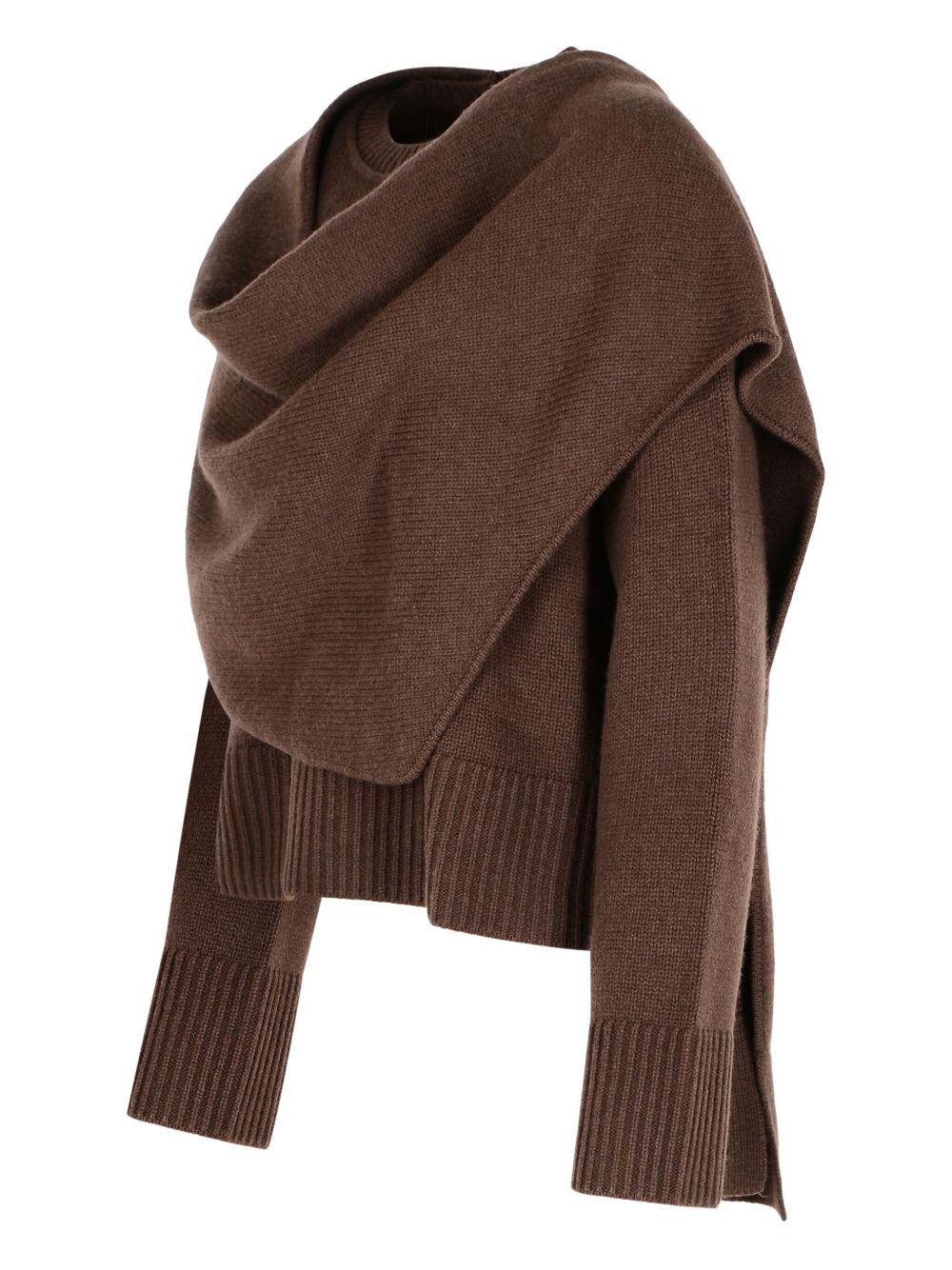 Maglione con dettaglio foulard in marrone Simkhai - donna 