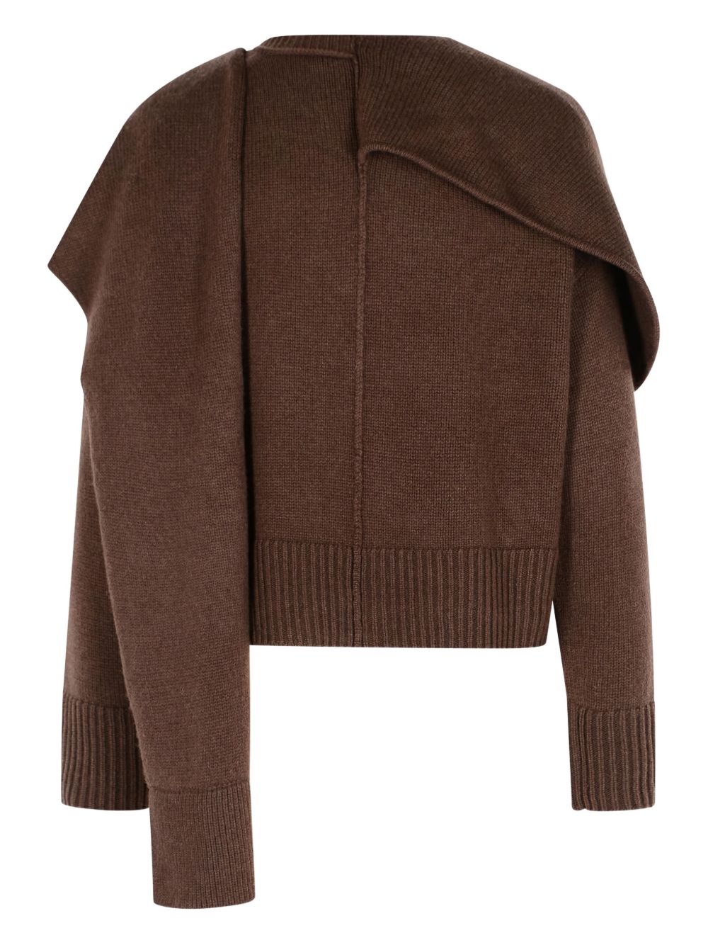 Maglione con dettaglio foulard in marrone Simkhai - donna 
