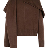 Maglione con dettaglio foulard in marrone Simkhai - donna 