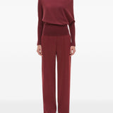 Pantaloni palazzo in borgogna Simkhai - donna 