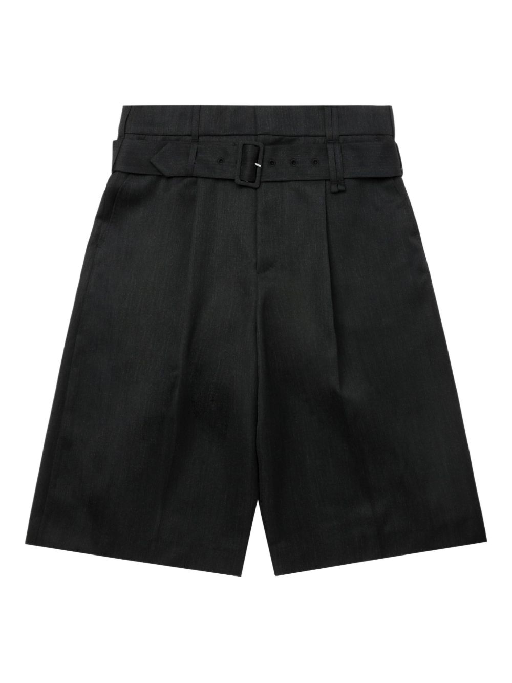 Bermuda plissettati con cintura in nero Simone rocha - uomo 