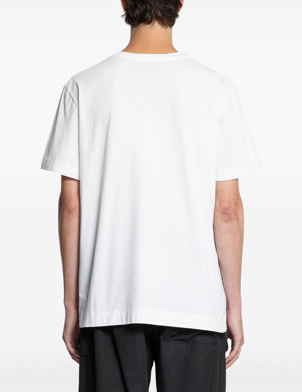 Polo con stampa a nastro in bianco Simone rocha - uomo 