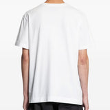 Polo con stampa a nastro in bianco Simone rocha - uomo 