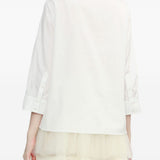 Camicia con decorazione di perle in bianco Simone rocha - donna 