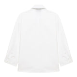 Camicia con decorazione di perle in bianco Simone rocha - donna 