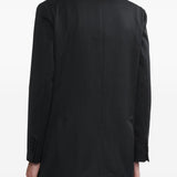 Blazer doppiopetto con decorazione in nero Simone Rocha - donna 