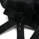 Borsa messenger Classic Bow in nero Simone Rocha - donna 