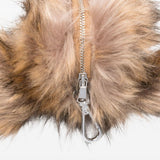 Portamonete in pelliccia sintetica in marrone Simone Rocha - unisex 