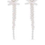 Orecchini pendenti con perle in argento Simone rocha - donna 
