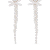 Orecchini pendenti con perle in argento Simone rocha - donna 