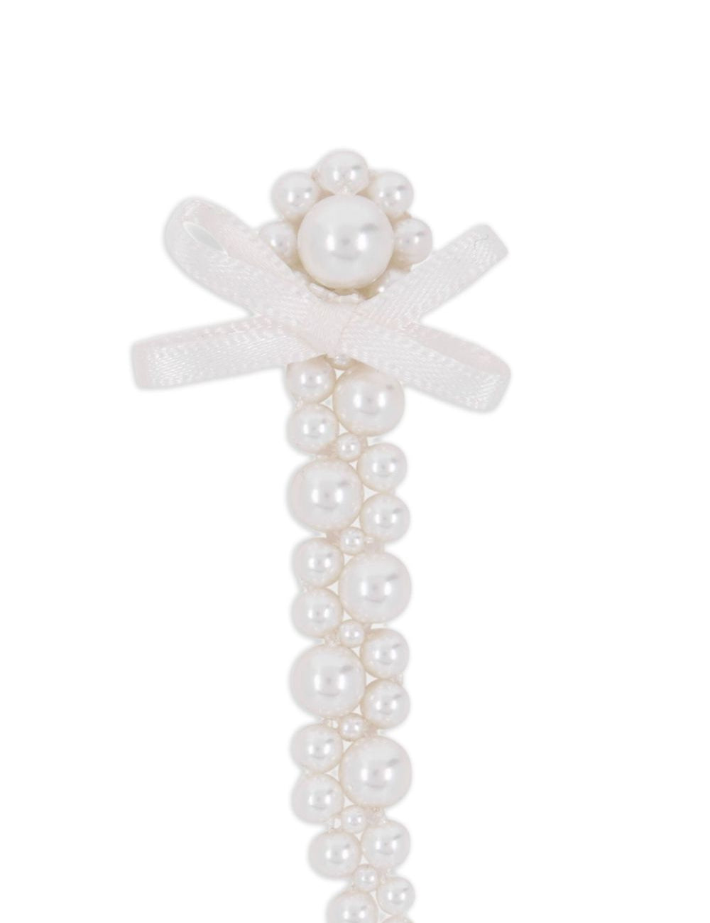 Orecchini pendenti con perle in argento Simone rocha - donna 