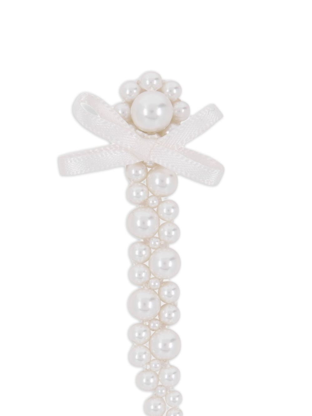 Orecchini pendenti con perle in argento Simone rocha - donna 