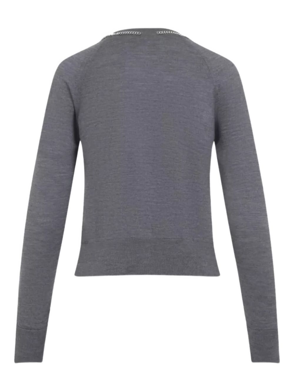 Cardigan con dettaglio in perle grigio Simone Rocha - donna 