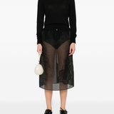 Maglione con decorazione di perle in nero Simone rocha - donna 