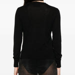 Maglione con decorazione di perle in nero Simone rocha - donna 